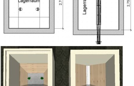 Planung eines Pelletlagers